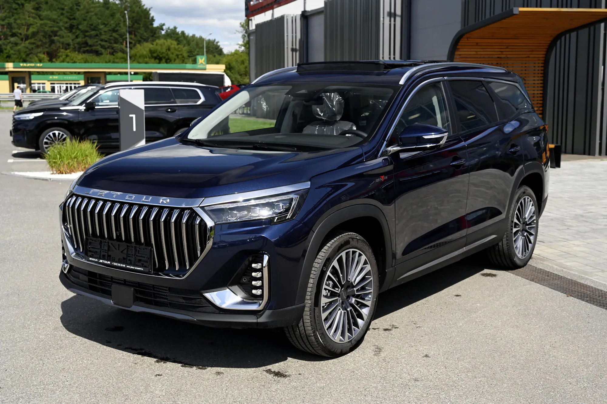 JETOUR X90+, синий, в салоне АВТОСЕТЬ.РФ