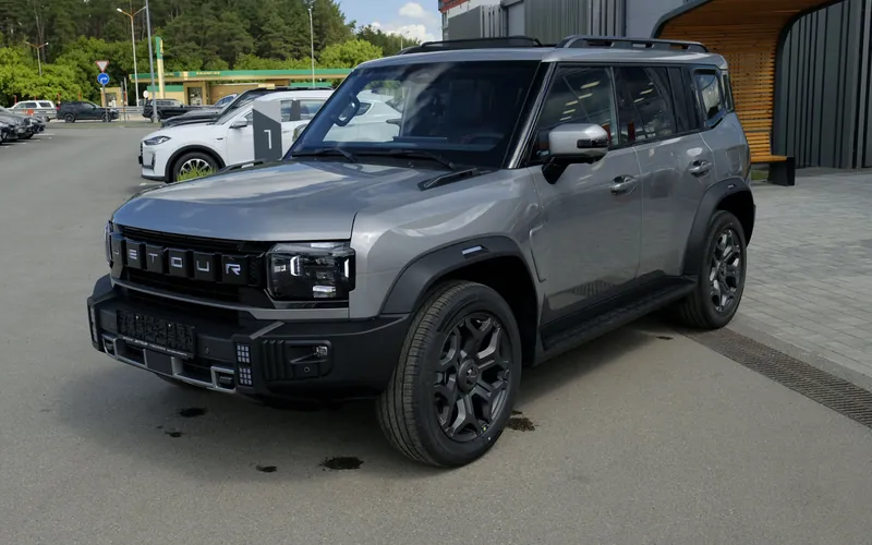 JETOUR T2, серебристый